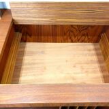 Danish sideboard by Arne Vodder for Sibast Danmark / Hifi music cabinet with Rio rosewood revolving doors