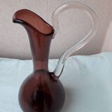 Pichet aiguière verre soufflé