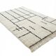 Large graphic Moroccan rug