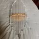 Crystal Glass Wall Sconce. Venini Style