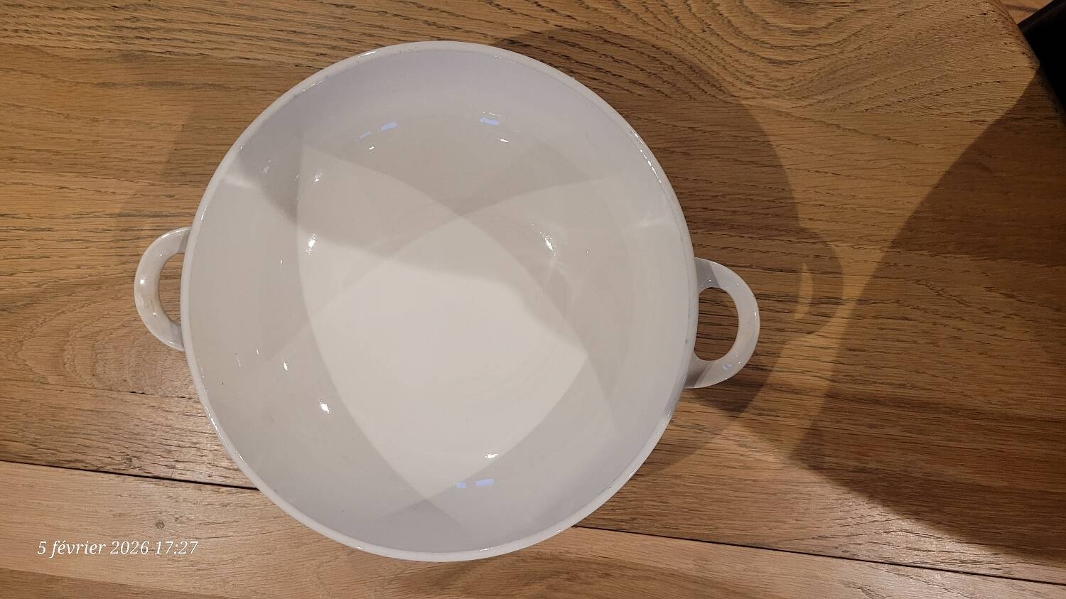 Antique serving dish in Boch La Louvière porcelain