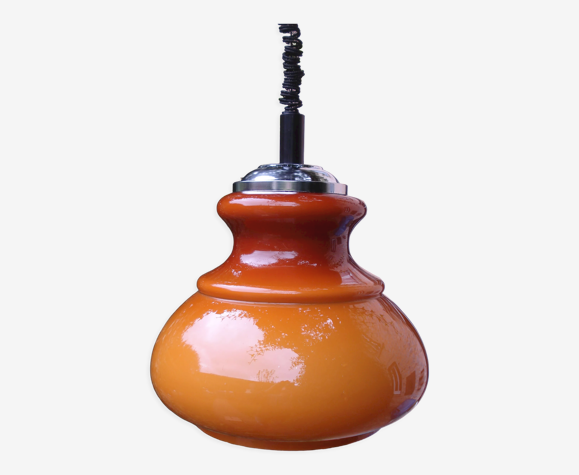 Suspension vintage 1970 caramel