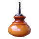 Suspension vintage 1970 caramel