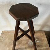 Wooden workshop stool