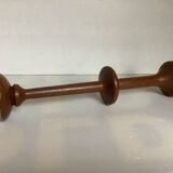 Large Scandinavian teak wood candle holder