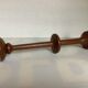 Scandinavian teak candlestick