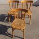 Trio de chaises bistrot baumann