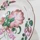 Decorative plate St. Clement, hand-painted ceramic, France, 19th century