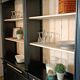 Black and wood dresser bookcase