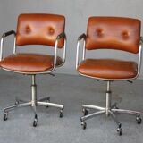 Pair of armchairs vintage 1970 Tubulars