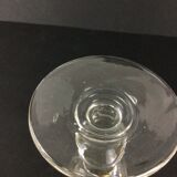 Suite of 6 champagne flutes in old glass