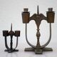 Swedish wooden candleholders from Taserud, 1955, set of 2