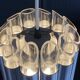 Suspension lamp chandelier ceiling light Aluminium plexi raak septiem B-1205 1960