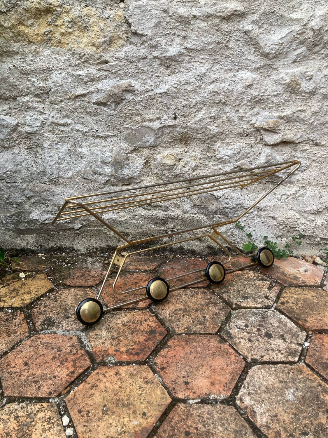 Vintage wall-mounted coat rack