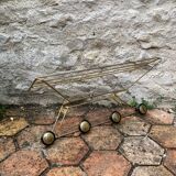 Vintage wall-mounted coat rack