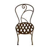 Wrought iron garden chair