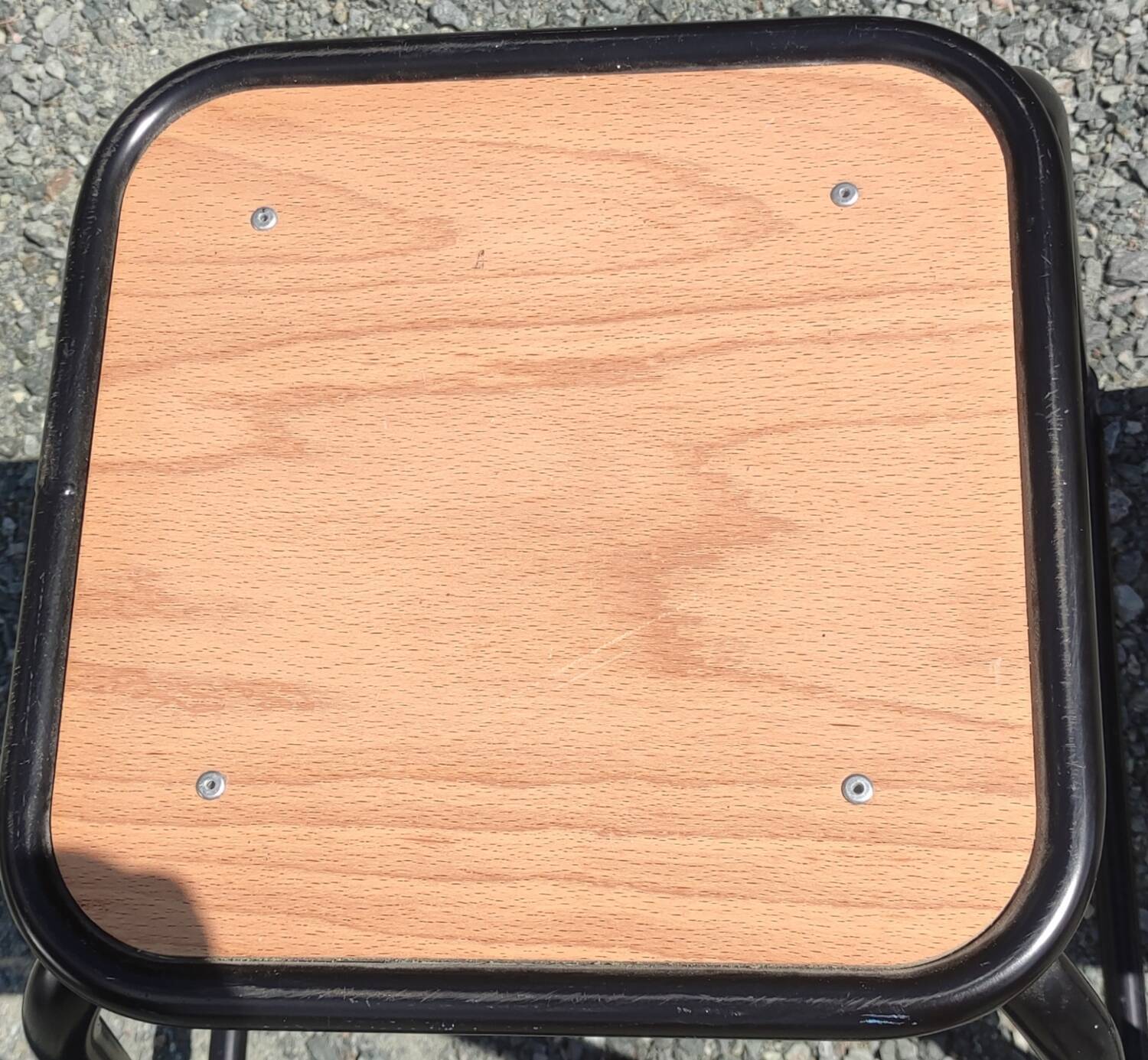 Pair of vintage industrial workshop stools