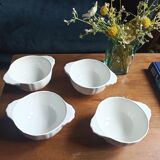White faience bowls from Gien