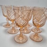 Set of 9 Rosaline mini glasses