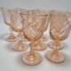 Set of 9 Rosaline mini glasses