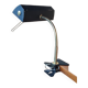 Lamp for clip-on shelf