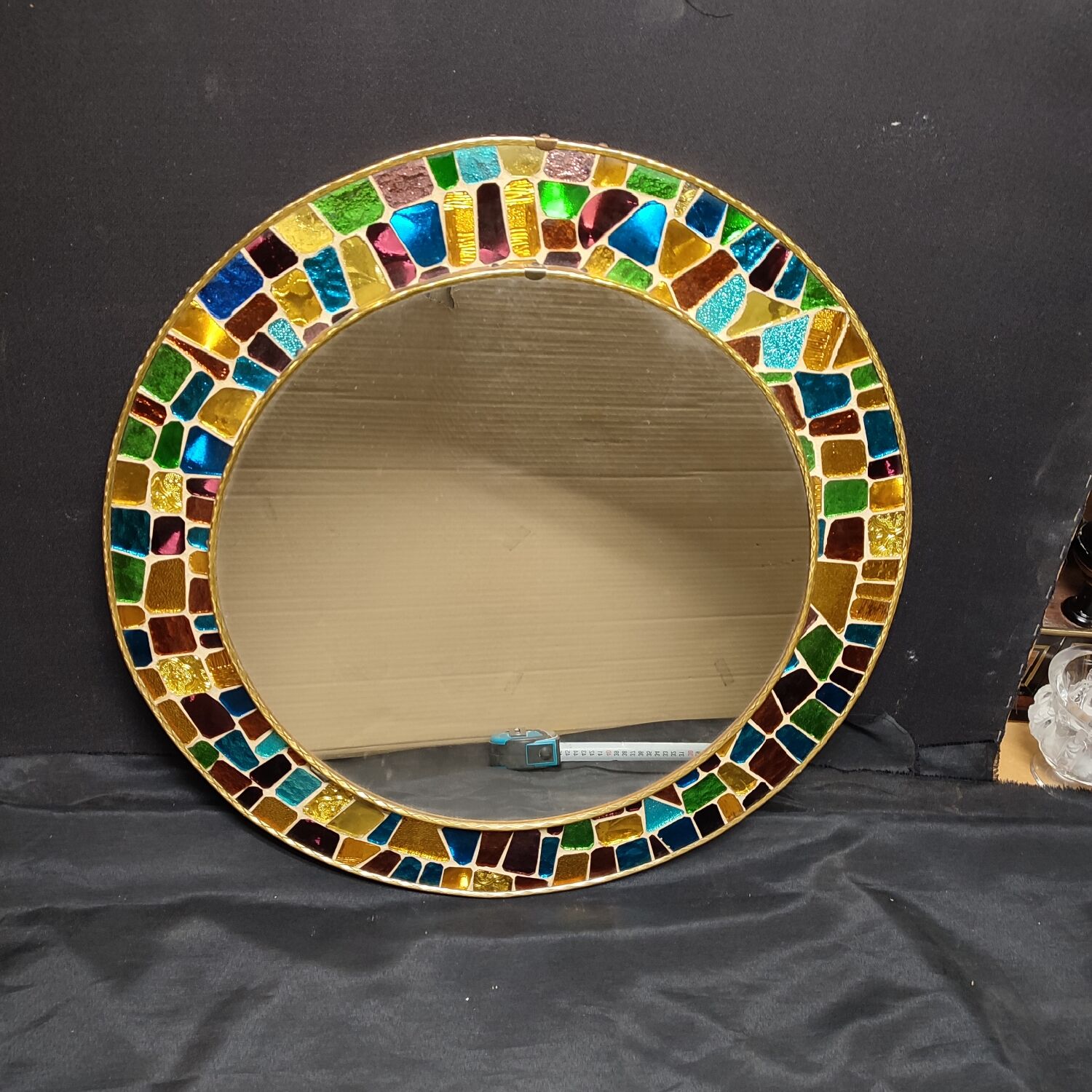 Glass mosaic mirror 1950