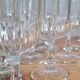 Service de 11 verres à eau en verre ciselé