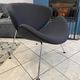 Orange Slice 437 grey armchair by Pierre Paulin for Artifort, 1980