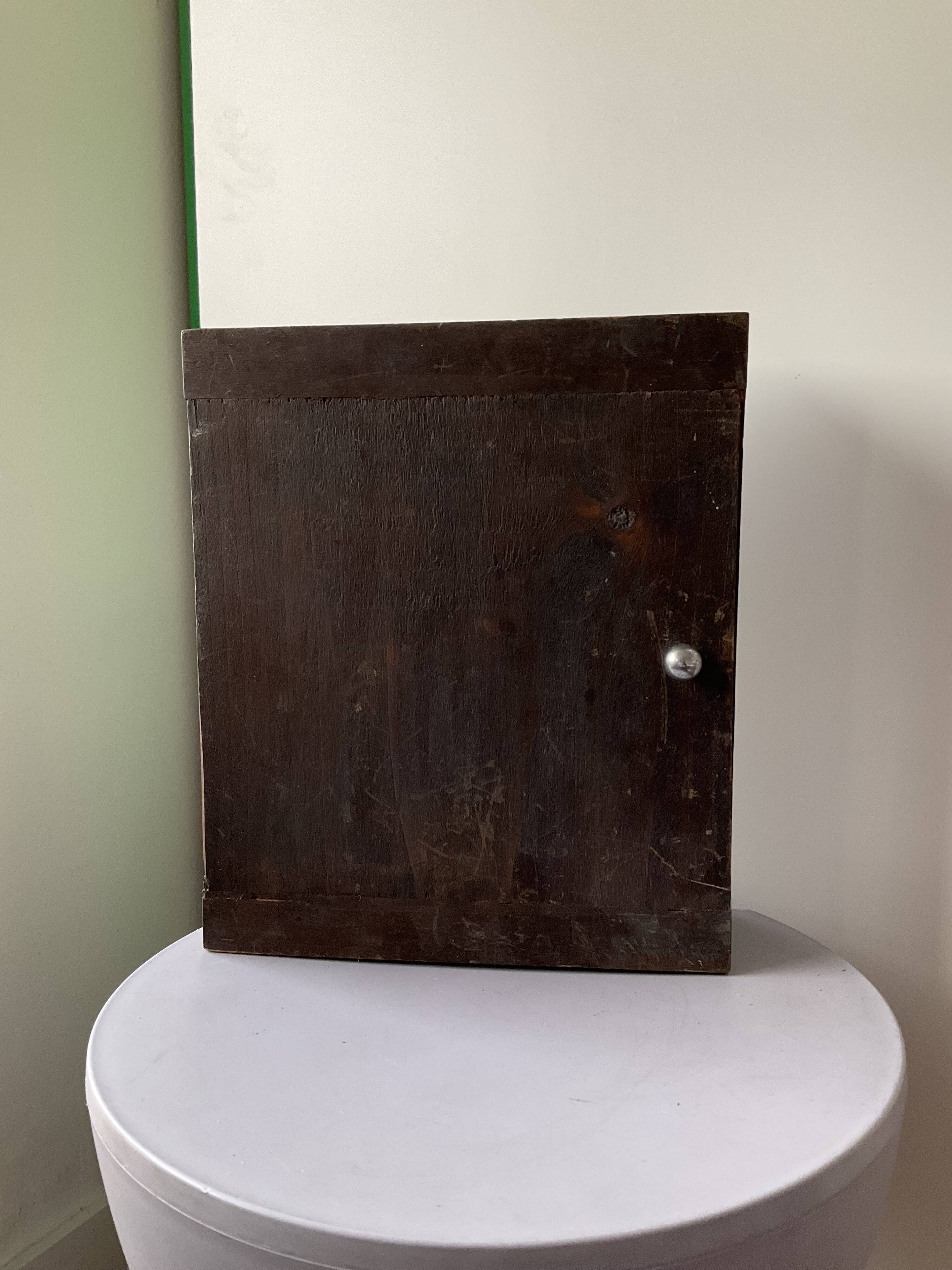 Antique wall key cabinet