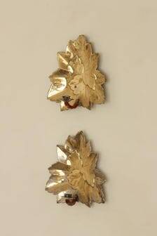 Pair Of Swedish Metal Sconces
