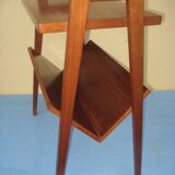 Old teak magazine holder