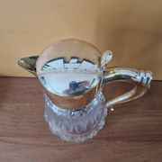 Jug for orangeade with crystal cooler, Hans Knabel, Esslingen.