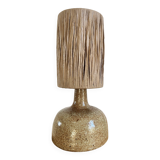 Mini signed stoneware lamp
