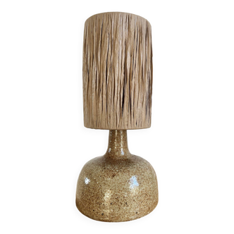 Mini signed stoneware lamp