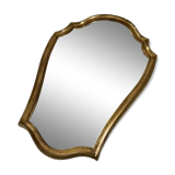 Old golden mirror