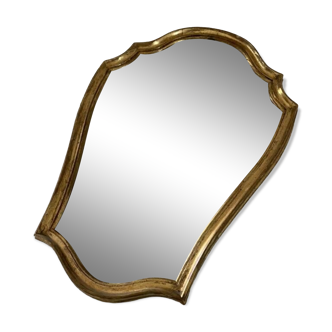 Old golden mirror