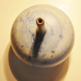 Blue ceramic soliflore vase