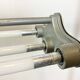 Grey Industrial Hanging Tube Light from Polam Gdansk, 1970s
