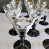 Verres à vin en cristal