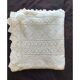 White cotton bedspread, crochet bedspread