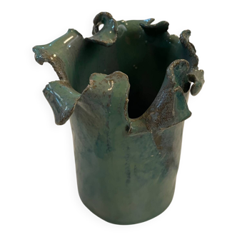 Art Brut ceramic vase