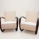 Pair of lounge armchairs h-269 by jindrich halabala for up zavody, 1930s