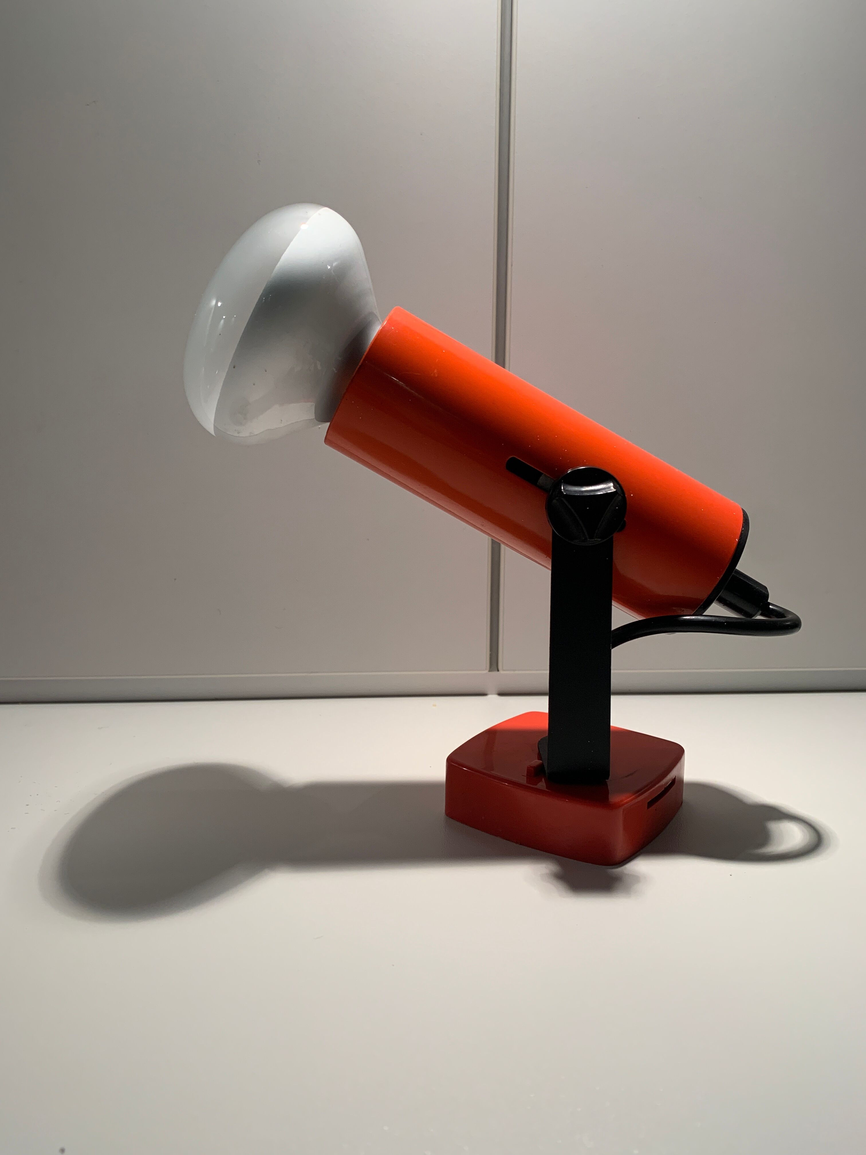 Wall lamp orange Targetti 70s