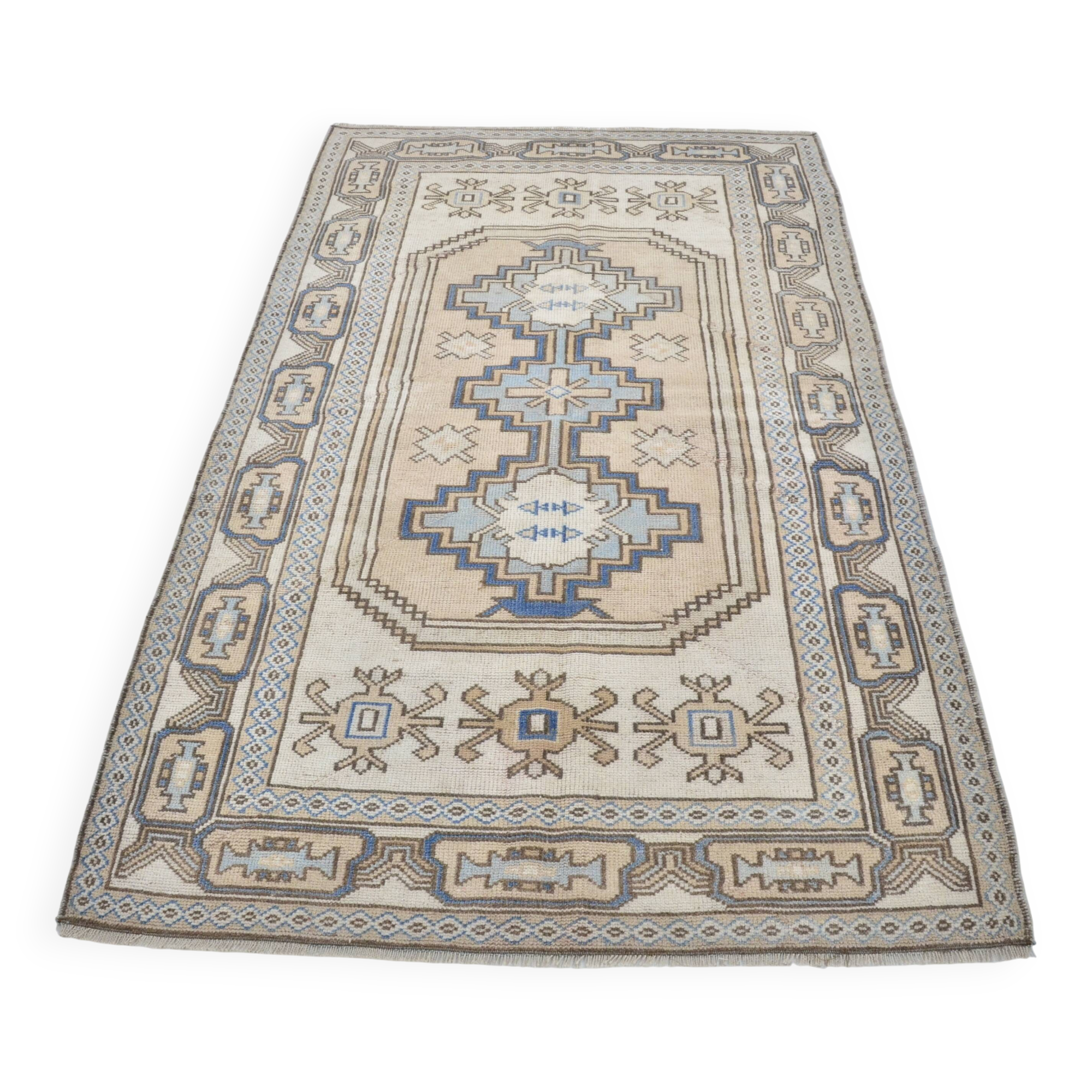 Turkish Oushak handmade rug sku 3559