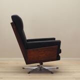 Office leather armchair, Danish design, 1970s, production: Denmark