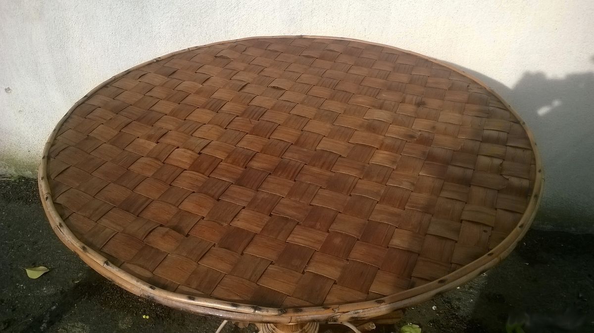 Vintage Rotin garden table