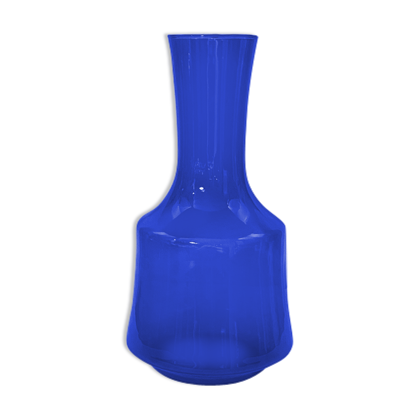 Cobalt blue vase