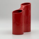 Vintage ceramic vase Gabbianelli style - mid century vase - 70s design