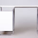 Bureau bauhaus blanc fabriqué dans les années 1930 en allemagne par robert slezak - restauré