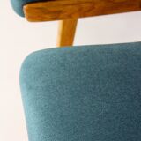 Restored Oak Dining Chairs from Interier Praha, 1960s, Set of 4